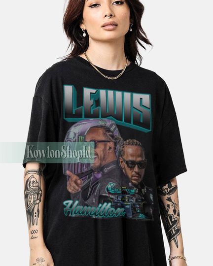Lewis Hamilton Shirt Formula Racing Driver British Championship Fans Tshirt