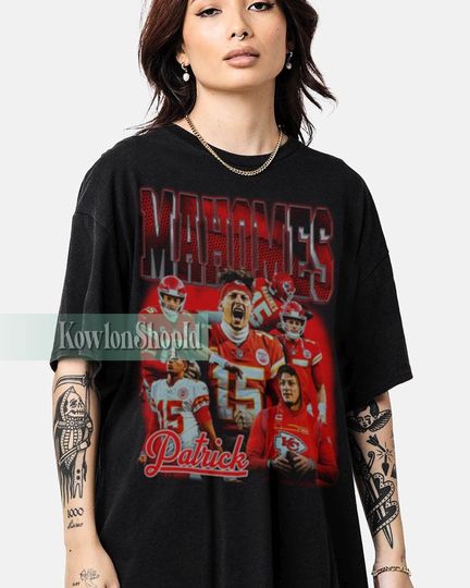 Patrick Mahomes Shirt Graphic Sport Tshirt Player Vintage 90s Sweatshirt