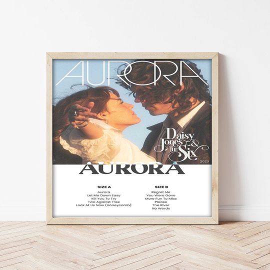 Daisy Jones and The Six Aurora Album Poster