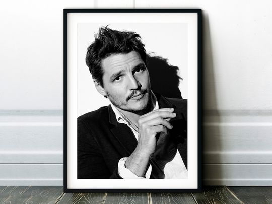 Pedro Pascal Print Poster Movies Series