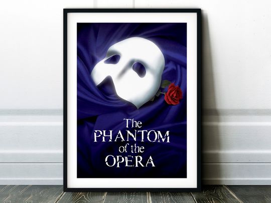 The Phantom of the Opera Musical Print Poster