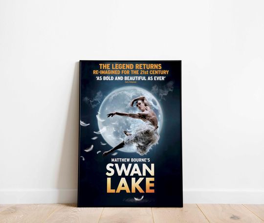 Matthew Bourne's Swan Lake Musical Theatre Print Poster