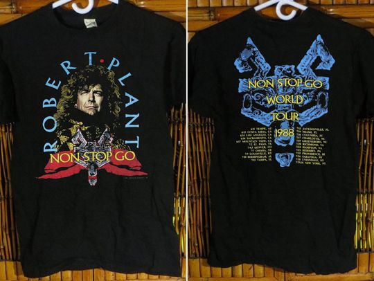 1988 Robert Plant Non Stop Go World Tour T-Shirt