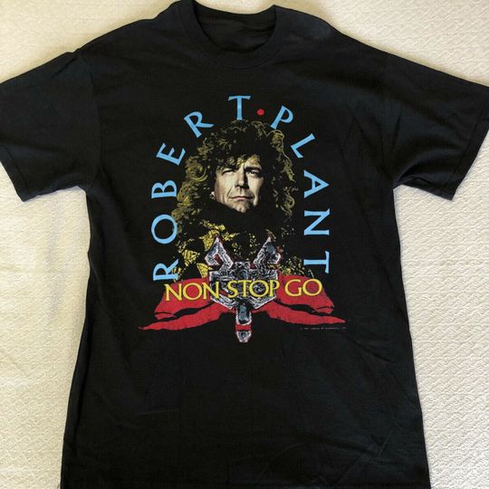 1988 Robert Plant Non Stop Go World Tour T-Shirt