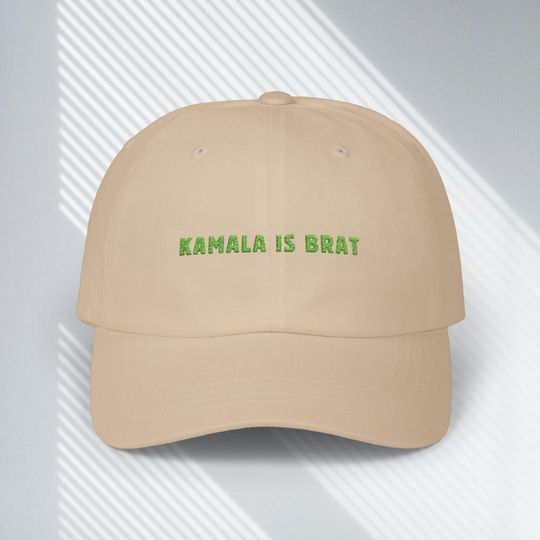 Kamala is Brat Election Meme Hat Embroidered Gift Democrat