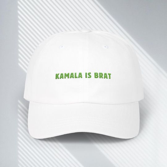 Kamala is Brat Election Meme Hat Embroidered Gift Democrat