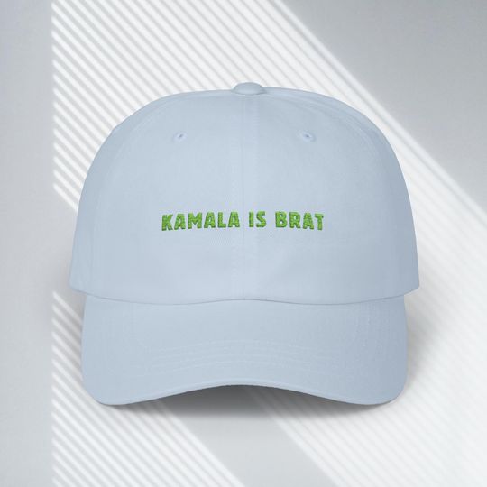 Kamala is Brat Election Meme Hat Embroidered Gift Democrat