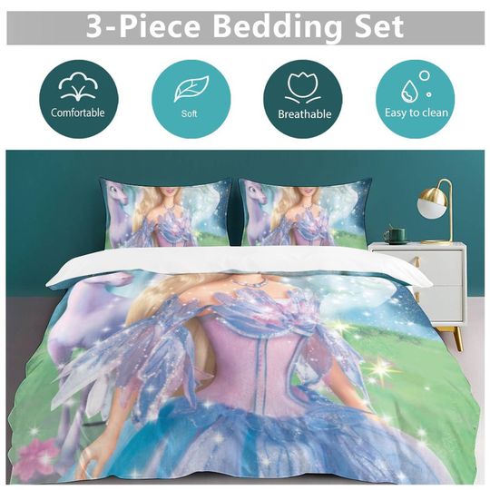 Disney Barbie Bedding Set