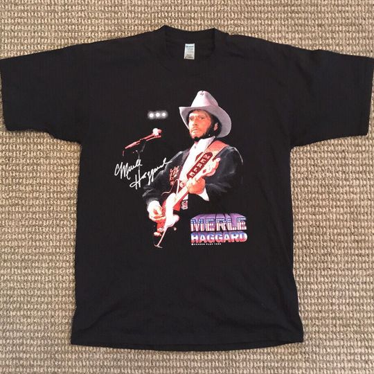 Merle Haggard Cowboy Signature T-Shirt