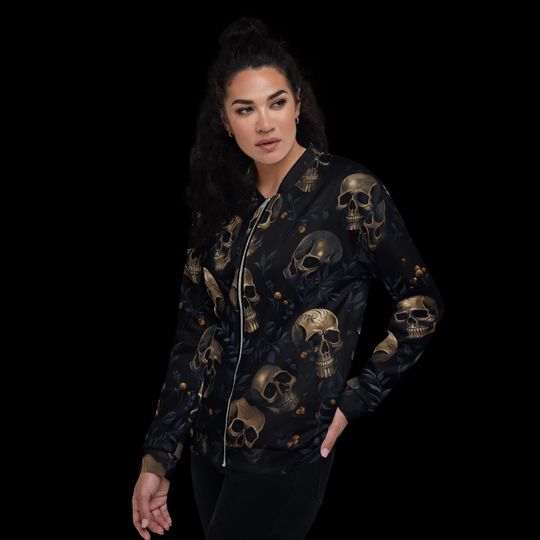 Skulls Unisex Bomber Jacket