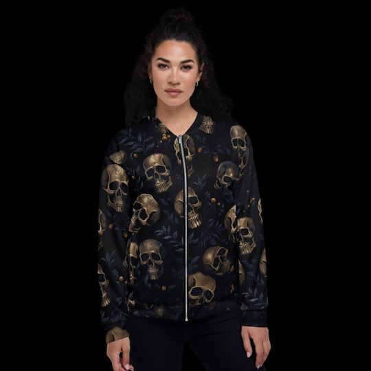 Skulls Unisex Bomber Jacket