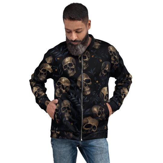 Skulls Unisex Bomber Jacket