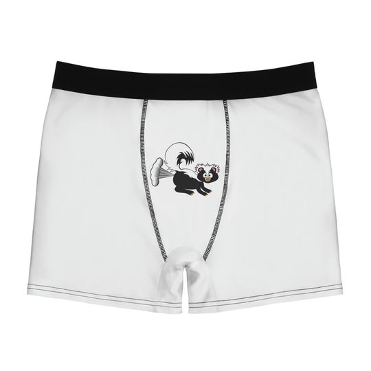 Silent and Violent Men's Boxer Briefs, Funny Boxer Briefs