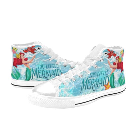 The Little Mermaid High Top Sneakers