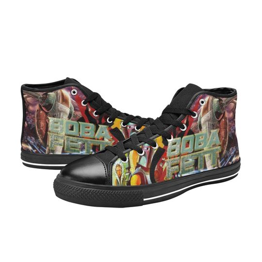 Star Wars Boba Fett High Top Sneakers, Star Wars High Top Sneakers