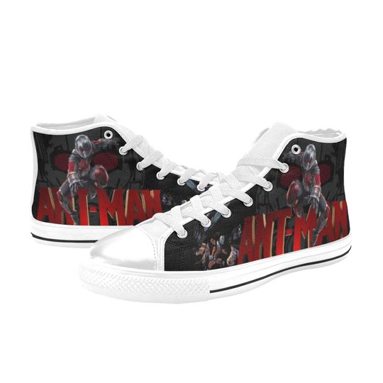 Ant Man High Top Sneakers, Hero Ant Man Shoes
