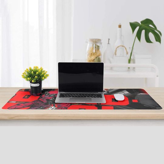 Deadpool Desk Mat Suitable for Gamers, Content Creators, and Others