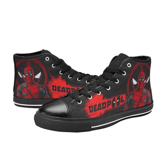 Deadpool Canvas High Top Sneakers