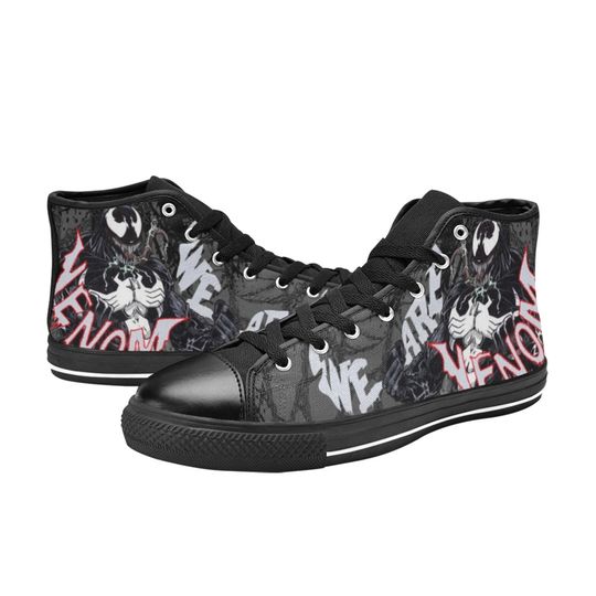 Venom Canvas High Top Sneakers, We Are Venom High Top Sneakers