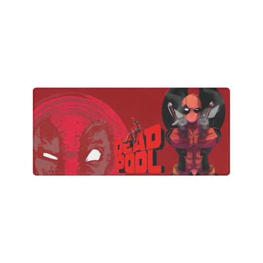 Deadpool Desk Mat Suitable for Gamers, Content Creators, and Others