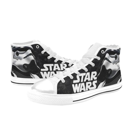 Star Wars Storm Trooper High Top Sneakers, Star Wars High Top Sneakers