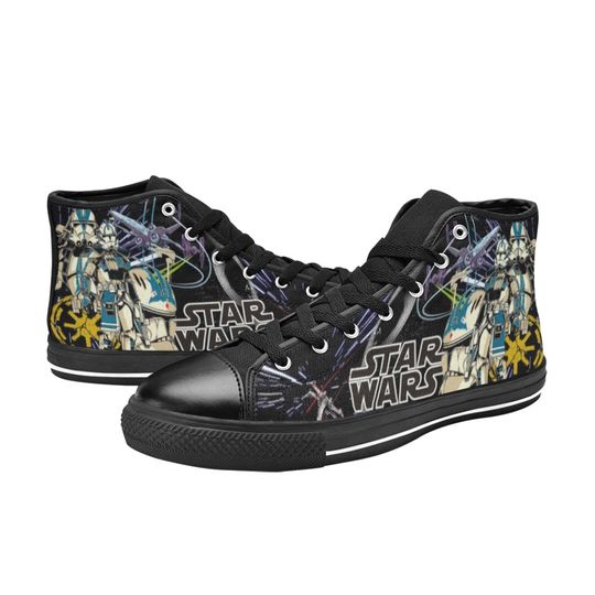 Star Wars High Top Sneakers, Star Wars Shoes For Men Women