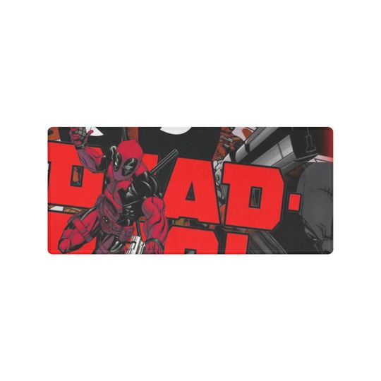 Deadpool Desk Mat Suitable for Gamers, Content Creators, and Others