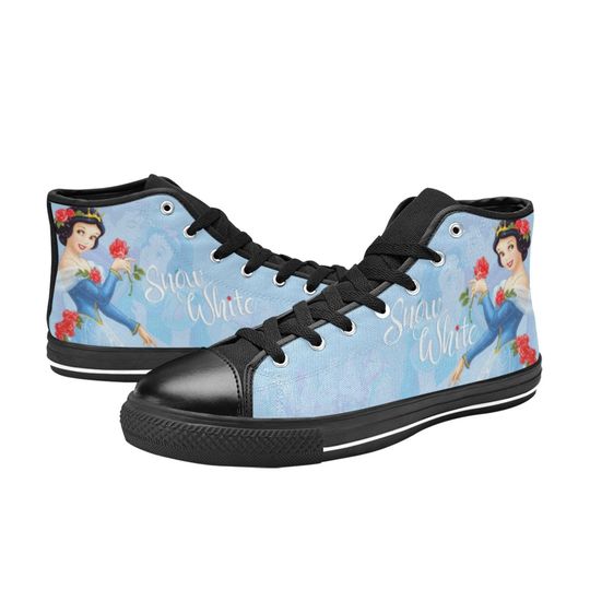 Snow White High Top Sneakers, Snow White Shoes