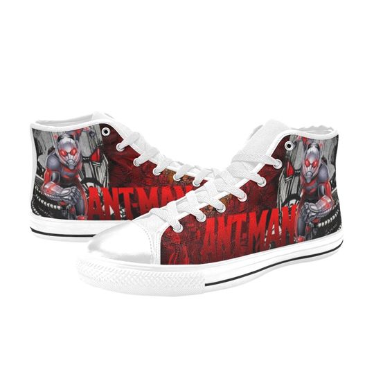 Ant Man Canvas High Top Sneakers, Ant Man Shoes