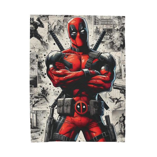 Deadpool Plush Blanket