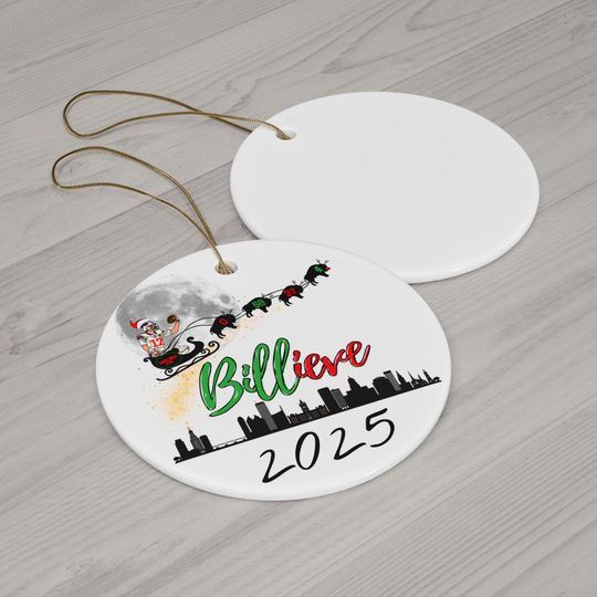 Buffalo Bills, Josh Allen, Ceramic Ornament