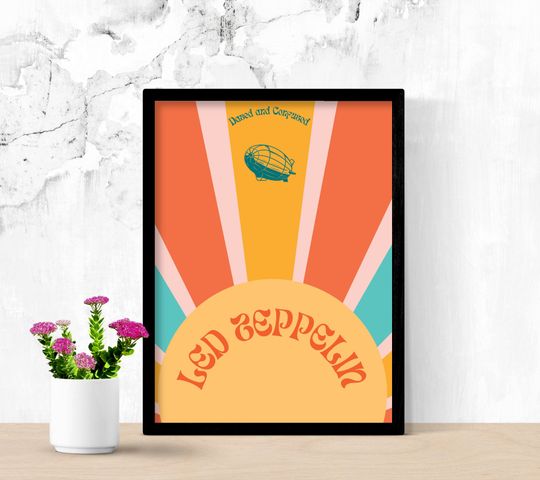 LE.D ZE.PP.ELIN Digital Poster - Dazed and Confused