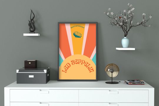 LE.D ZE.PP.ELIN Digital Poster - Dazed and Confused