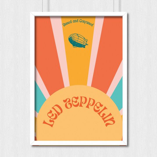 LE.D ZE.PP.ELIN Digital Poster - Dazed and Confused