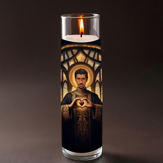 Saint Bad Bunny Celebrity Prayer Candle