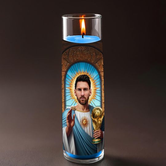 Saint Messi Celebrity Prayer Candle