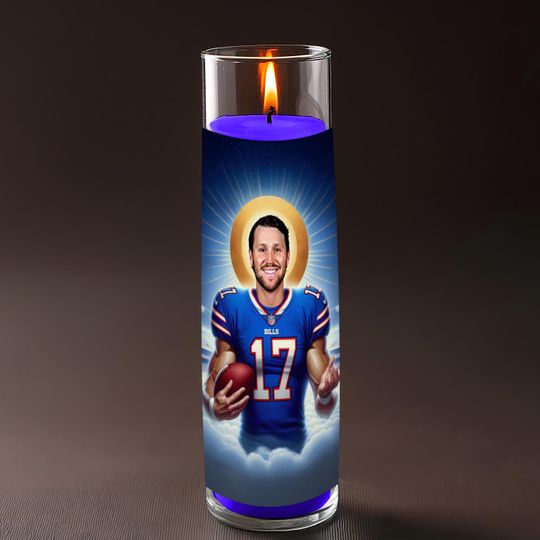 Saint Josh Allen Celebrity Prayer Candle
