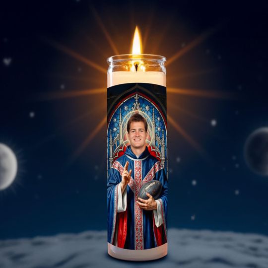 Saint Drake Maye Celebrity Prayer Candle