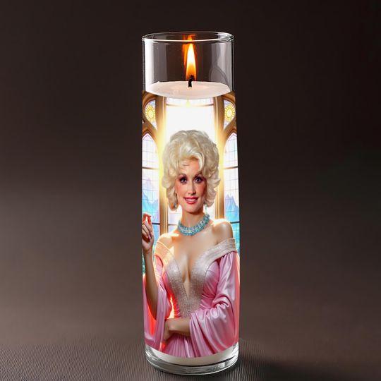 Saint Dolly Parton Celebrity Prayer Candle