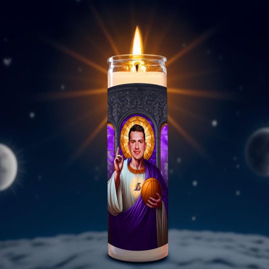 Saint Luka Doncic Celebrity Prayer Candle