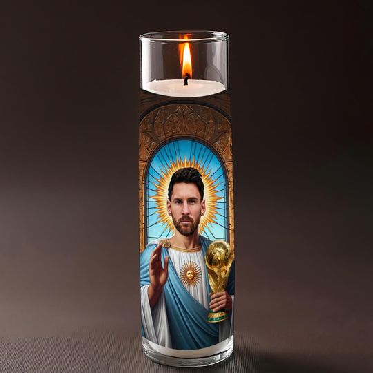 Saint Messi Celebrity Prayer Candle
