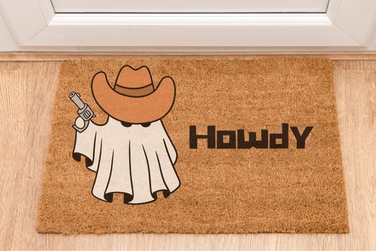 Funny Halloween Doormat, Funny Doormat Halloween Decor, Halloween Door Mat, Welcome Mat, Funny Door Mat, There's Some Horrors in This House