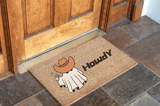 Funny Halloween Doormat, Funny Doormat Halloween Decor, Halloween Door Mat, Welcome Mat, Funny Door Mat, There's Some Horrors in This House