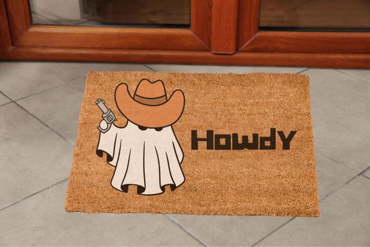 Funny Halloween Doormat, Funny Doormat Halloween Decor, Halloween Door Mat, Welcome Mat, Funny Door Mat, There's Some Horrors in This House