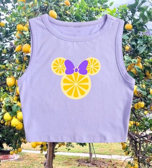 Violet Lemonade - Disney  inspired Crop Top Tank