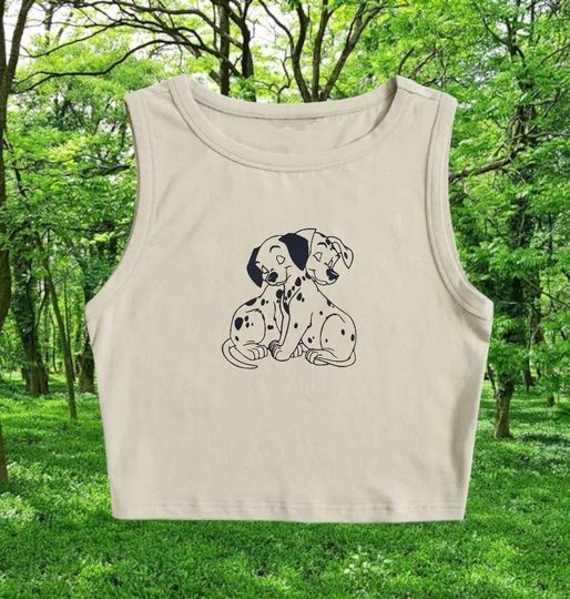 Puppy Love - Disney inspired Crop Top Tank