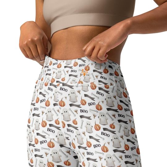 Halloween Boo Yoga Leggings