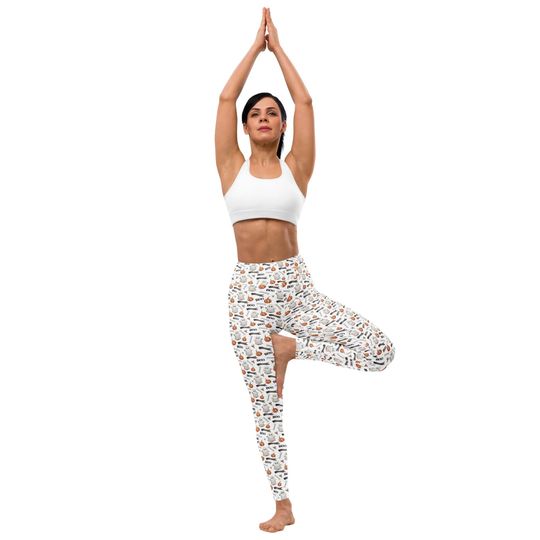 Halloween Boo Yoga Leggings