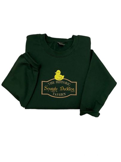 Snuggly Duckling embroidered sweatshirt,Tangled,Rapunzel,Disney sweatshirt
