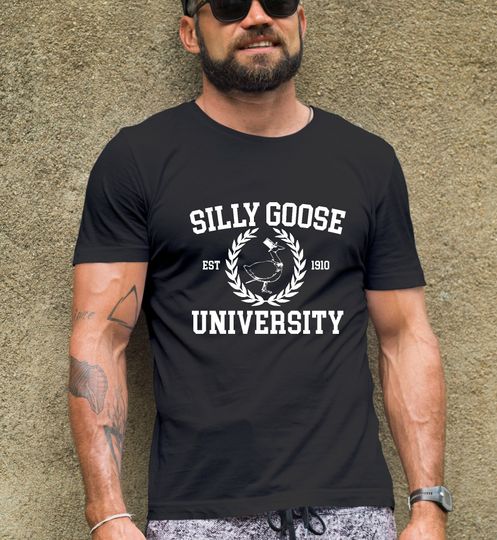 Silly Goose University Crewneck Sweatshirt, Unisex Silly Goose University Shirt
